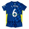 Maillot de Supporter Chelsea T. Silva 6 Domicile 2021-22 Pour Enfant